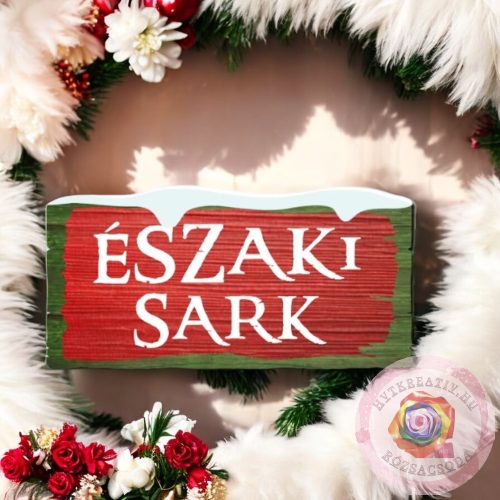 Útjelző, Északi Sark - dekorkarton