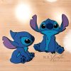 Stitch figurák - dekorkarton