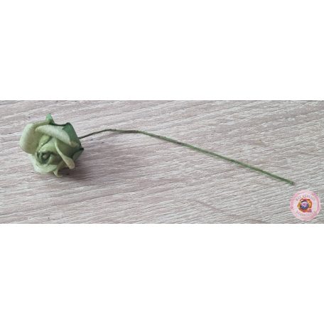 Polyfoam rózsa vintage zöld