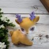Nara, a kíváncsi őzike – Oldalra néző aranyos dekorfigura