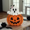 Tökös Szellem – kézműves Halloween dekoráció