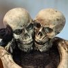 Szerelmes Csontvázpár Mécsestartó – Halloween Dekor