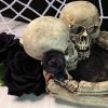 Szerelmes Csontvázpár Mécsestartó – Halloween Dekor