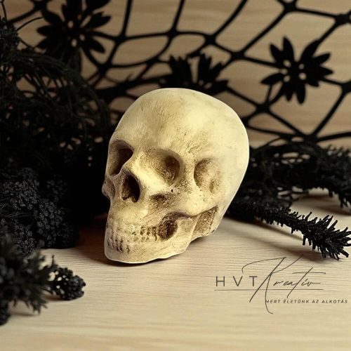 Kis kézműves koponya – Halloween dekoráció