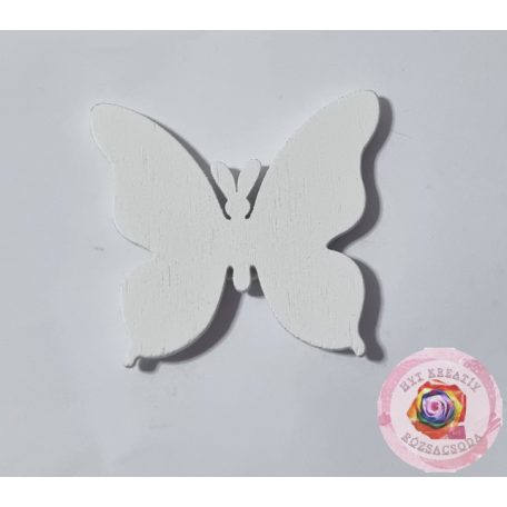 Fa pillangó fehér 4,5 cm