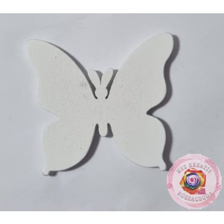 Fa pillangó fehér 6 cm