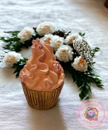 Kézműves Cupcake barack