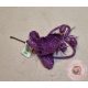 GLITTERES ORCHIDEA PICK lila 21CM