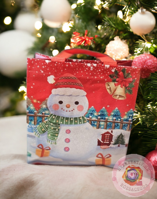 Hóemberes karácsonyi táska